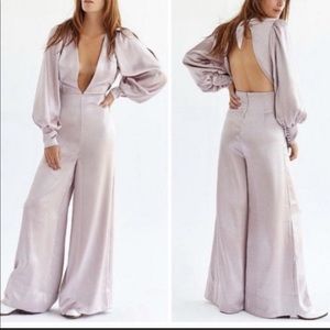 NWT FreePeople/Anthropologie Nadia Jumpsuit ( Misty Plum )